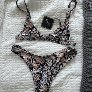 Zaful snakeskin bikini!